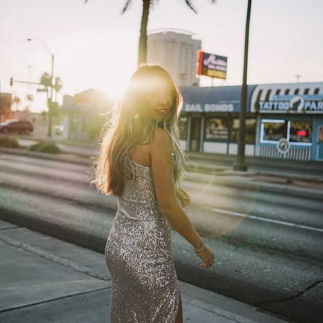 Sequined dress worn by Wendy Swan's account on the Instagram of ...