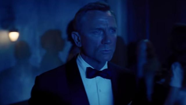 Navy Bow Tie worn by James Bond (Daniel Craig) as seen in No Time To Die