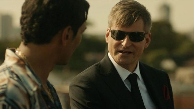 Ray-Ban sunglasses worn by Luc (Crispin Glover) as seen in Lucky Day