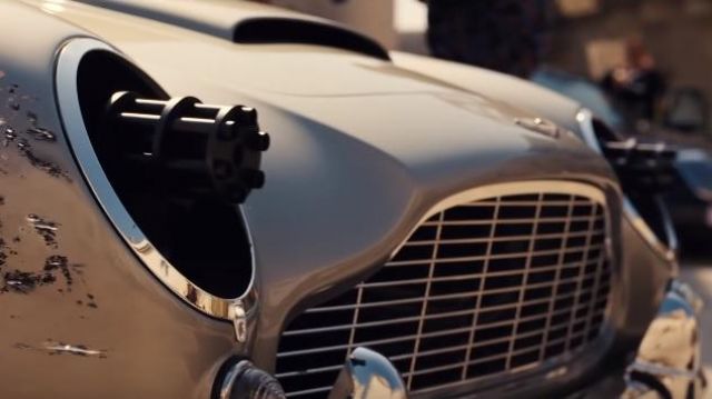 Aston Martin DB5 car driven by James Bond 007 (Daniel Craig) as seen in No Time To Die