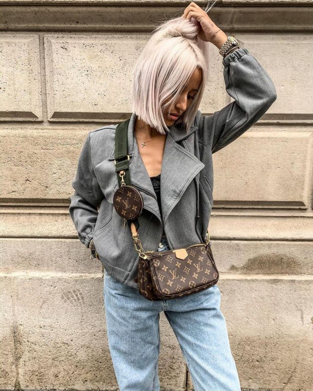 The jacket grey melange of Camille on the account Instagram of @noholita