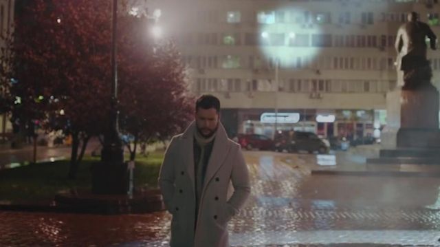 Gray Wool Trench Coat Worn By Calum Scott In Calum Scott You Are The Reason Official Spotern