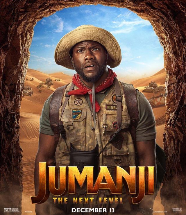Le bandana rouge porté par Kevin Hart sur l'affiche de Jumanji 2 et sur le compte Instagram de @kevinhart4real