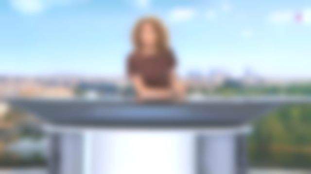 La Robe en suédine portée par Marie-Sophie Lacarrau dans Journal de 13 heures de France 2