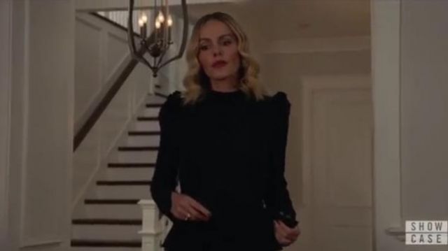Chloé Silk Geor­gette Ruf­fle Blouse worn by Laura Fine-Baker (Monet Mazur) in All American Season 2 Episode 8