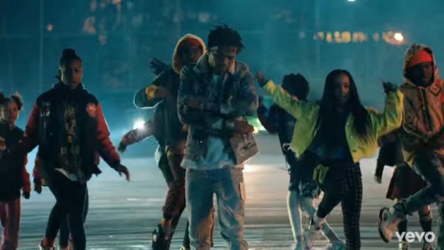 Amiri Half-high Skin­ny Jeans Of Lil Baby In The Music Video Lil Baby ...