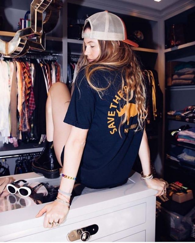 Behati Save the Rhino Trust Trucker Hat worn by Behati Prinsloo X Save ...