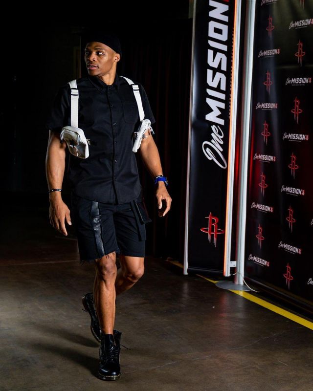 Dr.Martens Black Russell Westbrook on the account Instagram of @russwest44