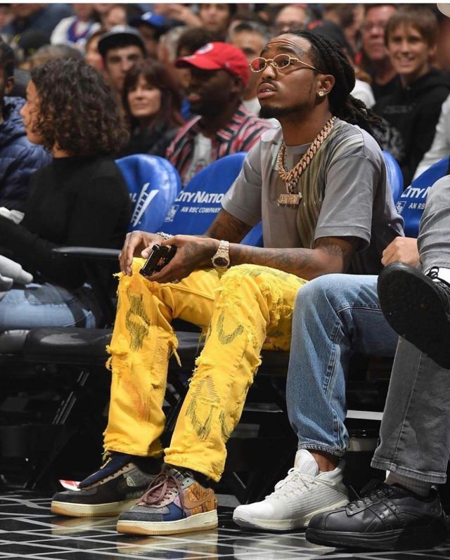 Air Force 1 X Travis Scott Quavo on the account Instagram of @quavohuncho