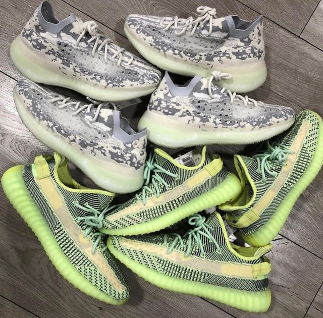 sur le compte Instagram de @yeezyboosts