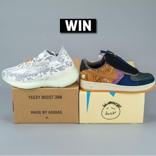 sur le compte Instagram de @yeezyboosts