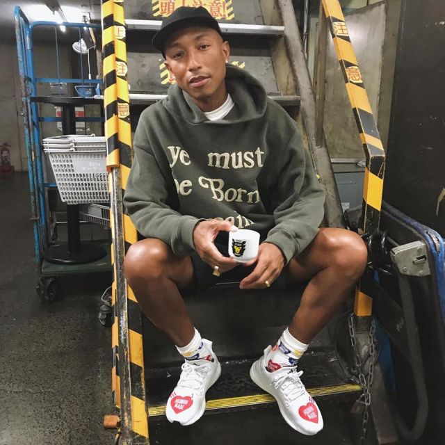 Human made worn by Pharrell Williams on the account Instagram of @pharrell 