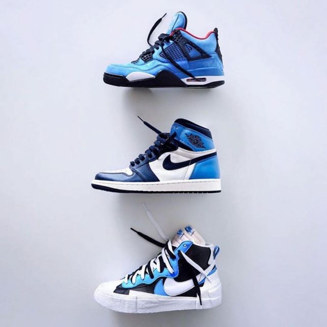 Jordan 4 Retro Travis Scott Cactus Jack de Travis Scott sur le compte Instagram de @thesolehousefr