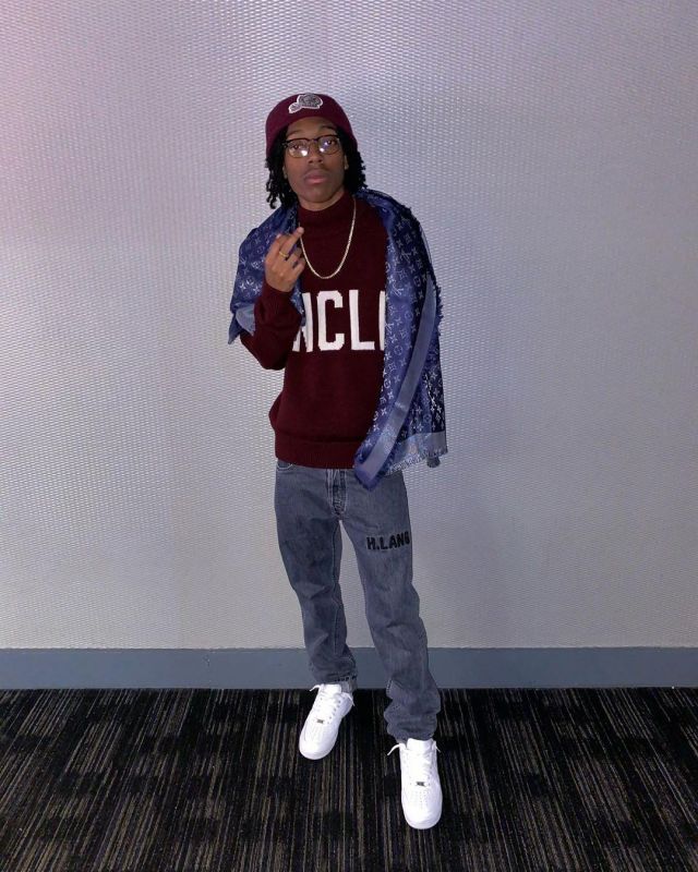 Air Force 1 low (white) Lil Tecca account on the Instagram of @liltecca