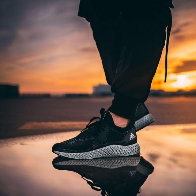 adidas alphaedge 4d black on feet