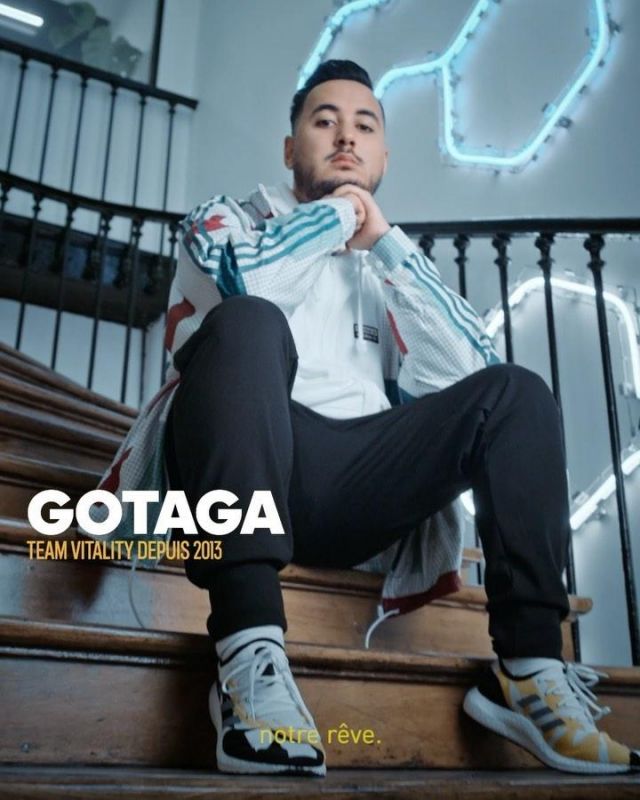The Pair Of Sneakers Adidas Speedfactory Am4 Team Vitality Of Gotaga On His Account Instagram Imgotaga Spotern