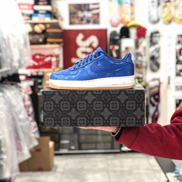 af1 x clot blue