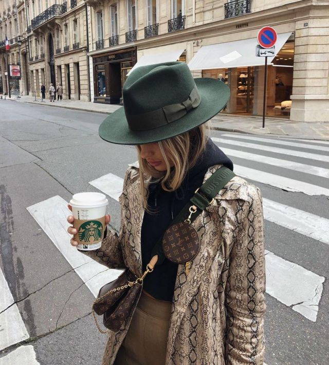 Green Hat of Tia Lineker on the Instagram account @tialineker