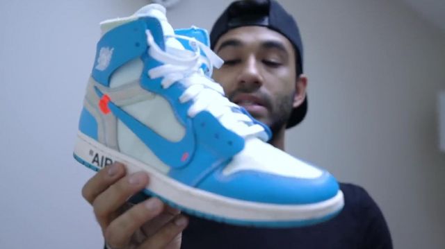 Air Jordan 1 Retro High Off-White University Blue