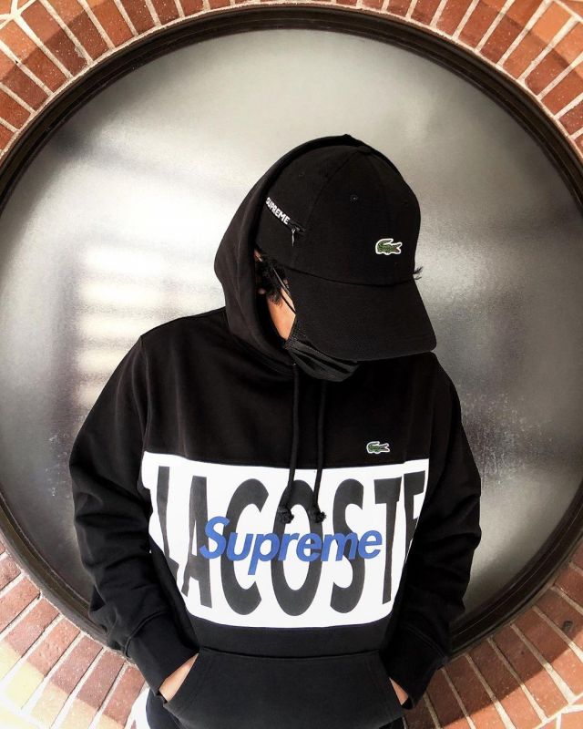 lacoste supreme hoodie