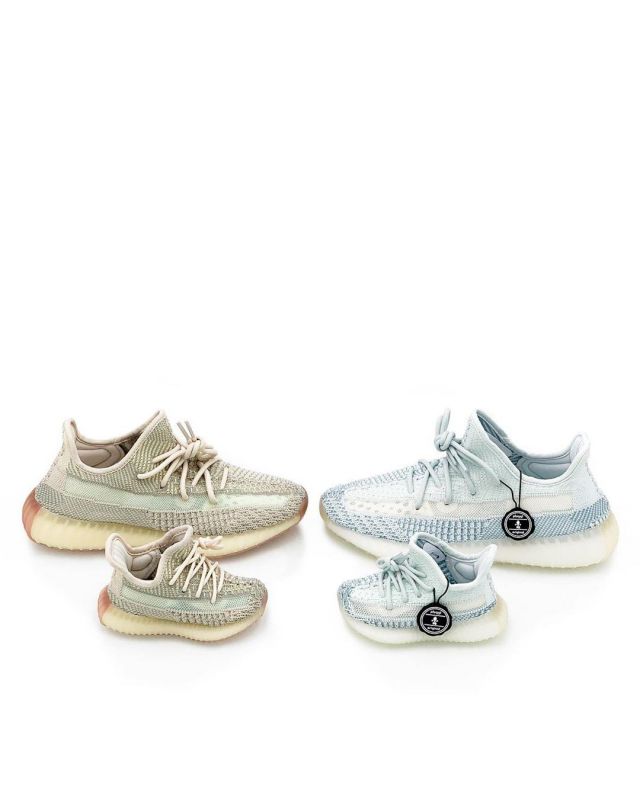 NEW Adidas Yeezy Boost 350 V2 Cloud White and Citrin