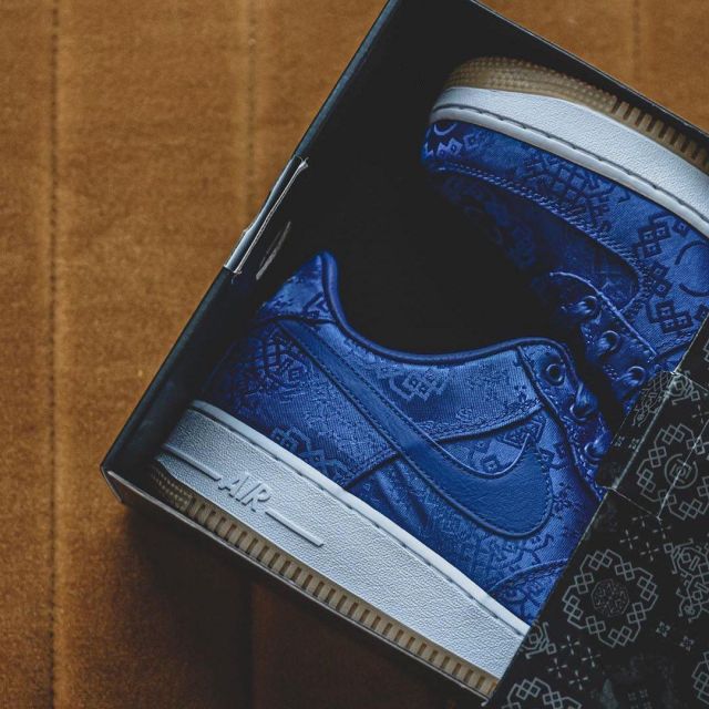 Air Force 1 Low Clot Blue Silk On The Account Instagram Of Resellbyromain Spotern 9323