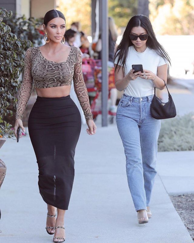 Mini-sac Prada de Kim Kardashian sur le compte Instagram de @kimkardashian
