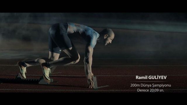 Nike Zoom Superfly Elite de Ramil Guliyev sur le compte Instagram de @grame90