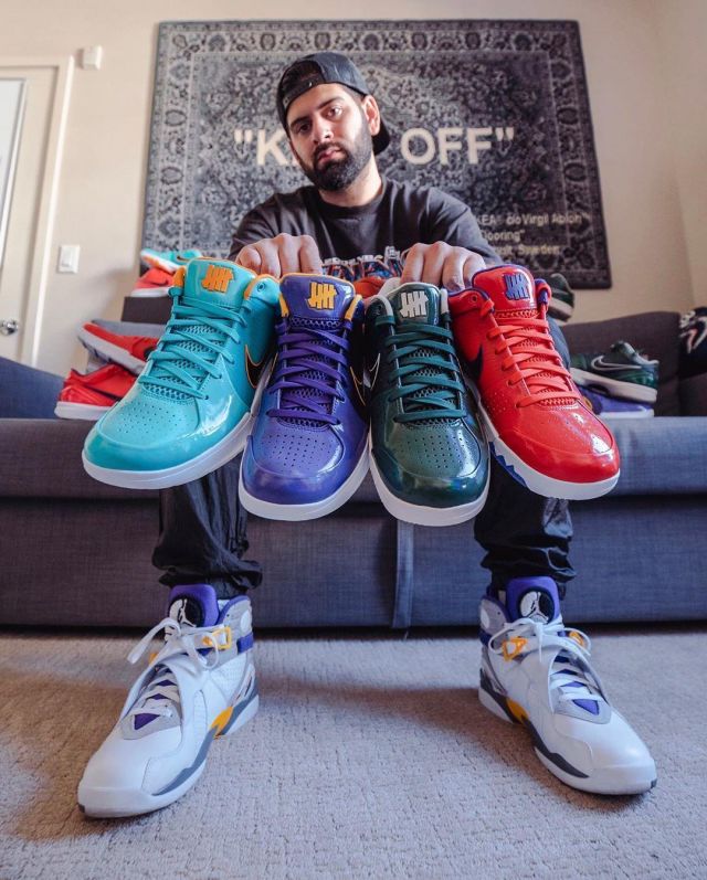 Sneakers Jordan 8 Retro Kobe Bryant PE Qias Omar's account on the Instagram of @qiasomar
