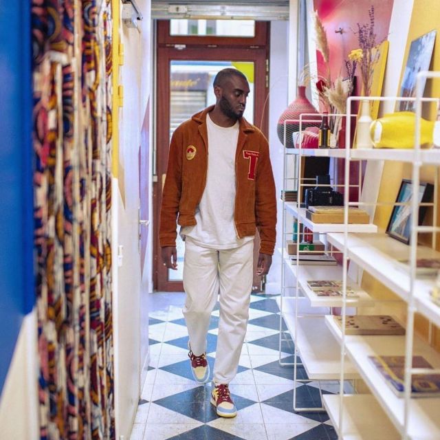 Jordan 1 fearless mcr of Youssouf Fofana on the account Instagram of @youssouf.f