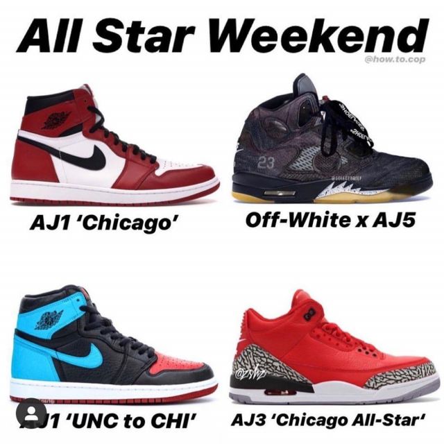 Jordan 1 Retro Chicago (2015) en la cuenta de Instagram de emerald