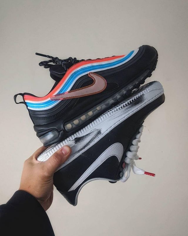 AIR force x Para-noise por @wethenew en la cuenta de Instagram de @wethenew
