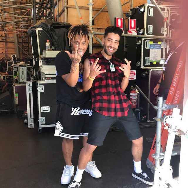 Les sneakers basses noires et blanches portées par Kyle sur le compte Instagram de @superduperkyle