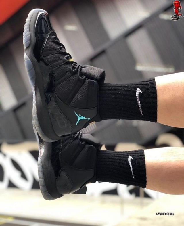 Jordan 11 Retro Gamma Blue account on the Instagram of @laced_differently