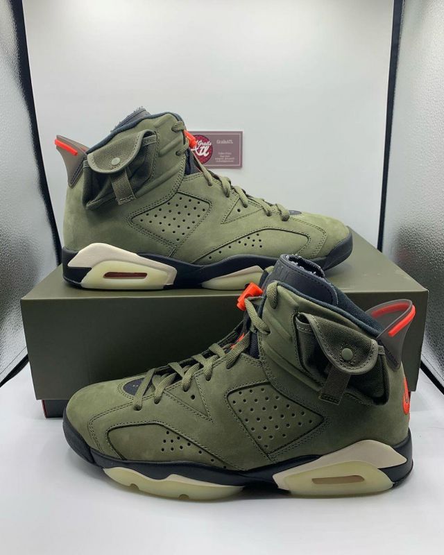 Jordan 6 Retro Travis Scott on the account Instagram of @grailsatl ...