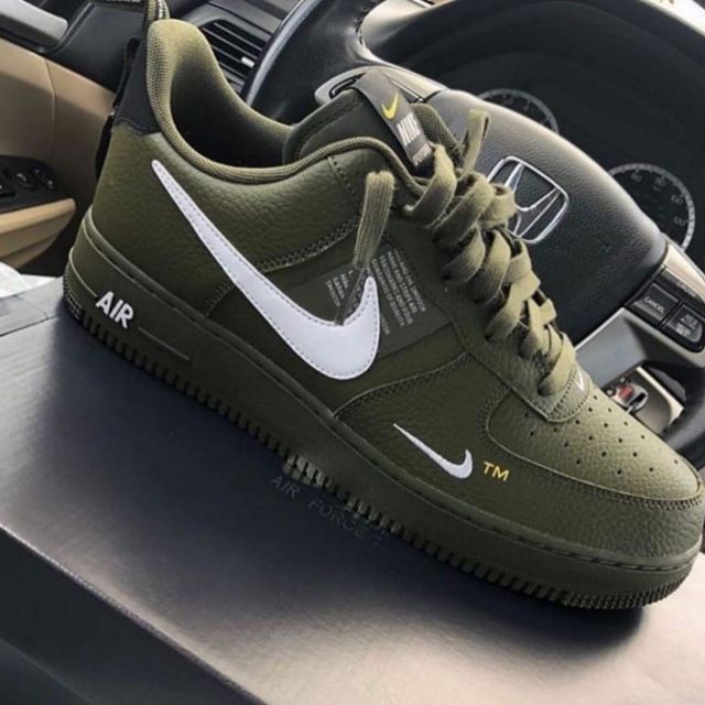 air force 1 olive canvas