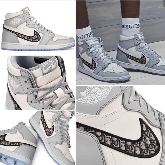 tênis jordan 1 retro high dior