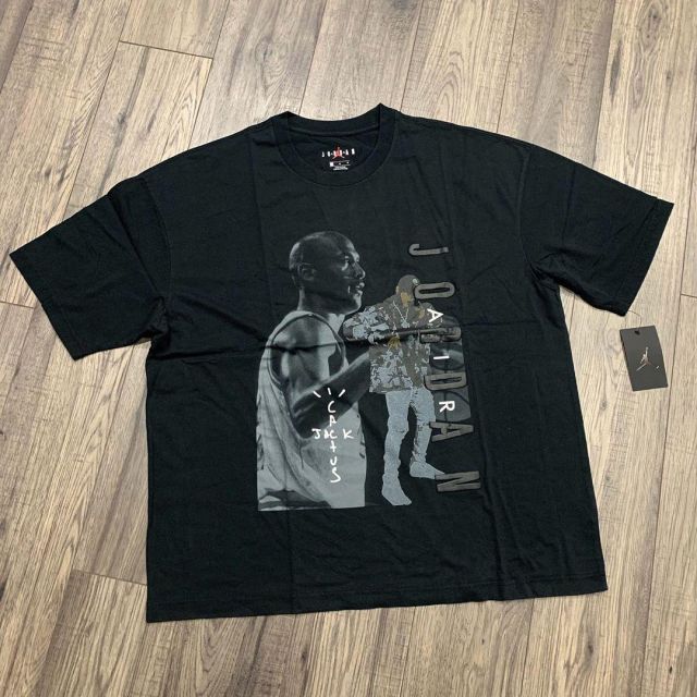 The T-shirt Jordan Travis Scott On The Account Instagram Of 