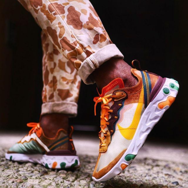 nike react orange peel