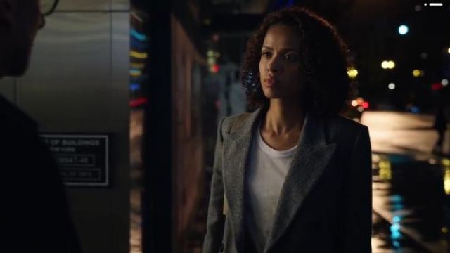 Isabel marant Eleigh Wool and Linen Blaz­er worn by Hannah Shoenfeld (Gugu Mbatha-Raw) in The Morning Show Season 1 Episode 9