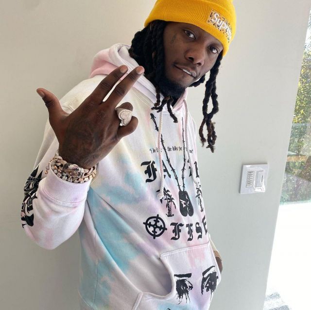 Bonnet offset de Offset sur le compte Instagram de @offsetyrn