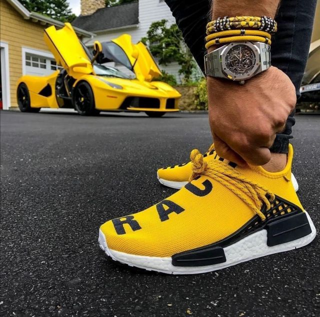 Adidas Nmd Hu Pharrell Human Race Yellow On The Account Instagram Of Cavarez Spotern