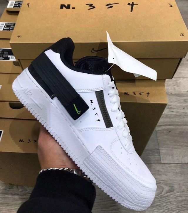Air Force 1 Type White Black Volt on the account Instagram of @hdg.sales