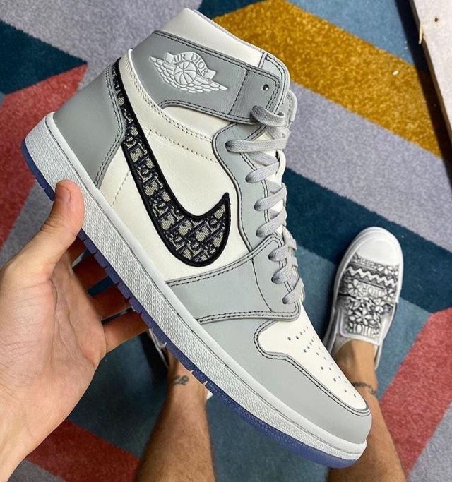 Jordan 1 Retro High Dior sur le compte Instagram de @streetwvr | Spotern