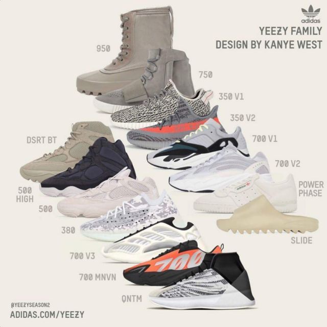 yeezy 700 v1 v2 v3