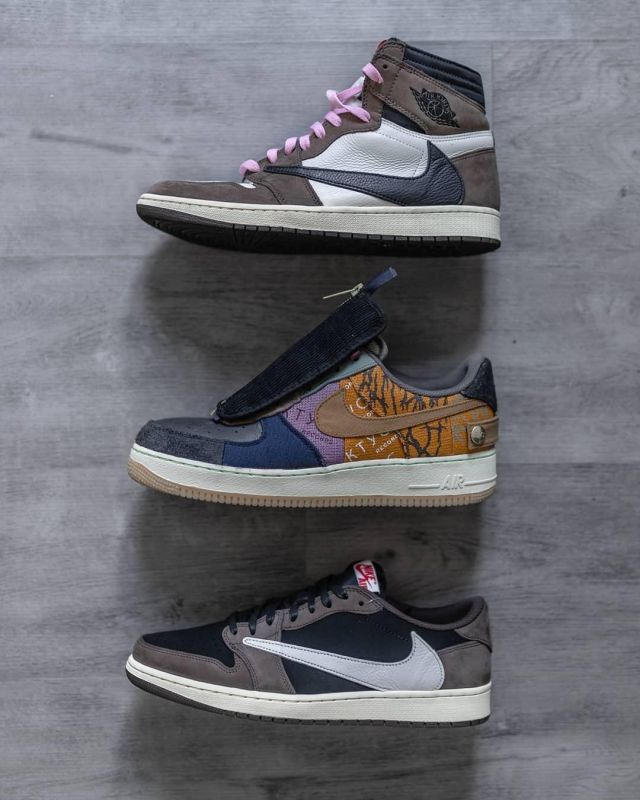 Jordan 1 Retro Low OG SP Travis Scott on the account Instagram of @navkhuttan