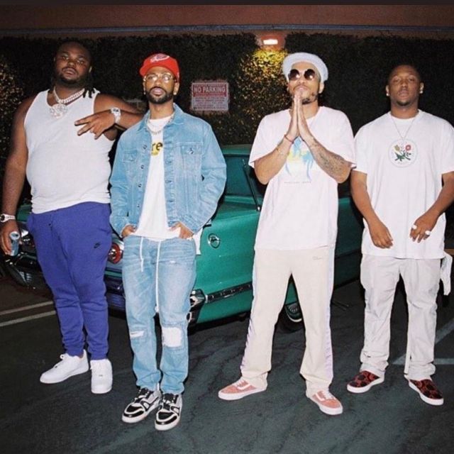 Air Force 1 low (blanc) de Tee Grizzley sur le compte Instagram de @tee_grizzley