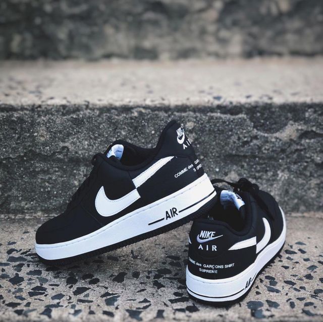 supreme x commes des garcons air force 1