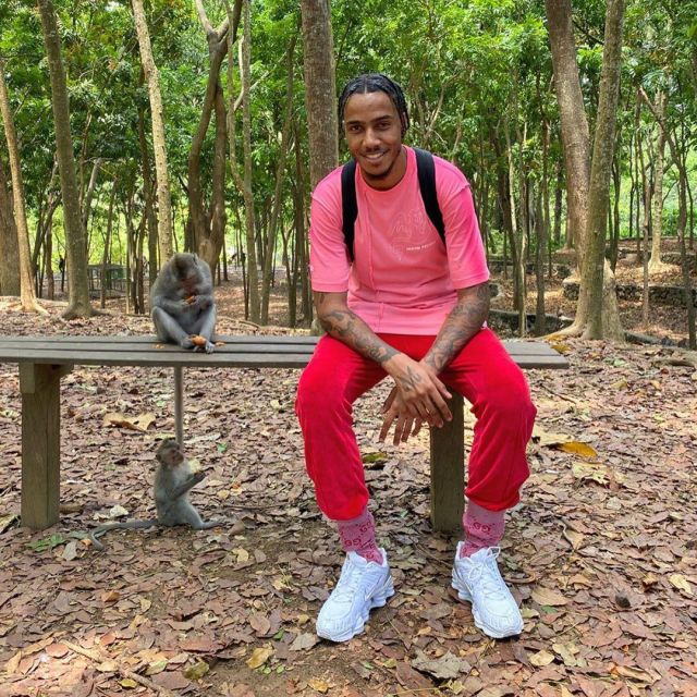 The pair of Nike AJ Tracey on the account Instagram of @ajtracey