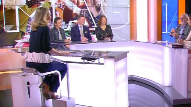 La tapa plisada de Isabelle Moreau con conchas en L'Info du vrai